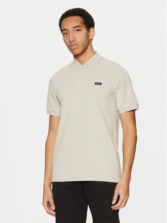 Kodas 20MAY Calvin Klein Polo marškinėliai · Smėlio