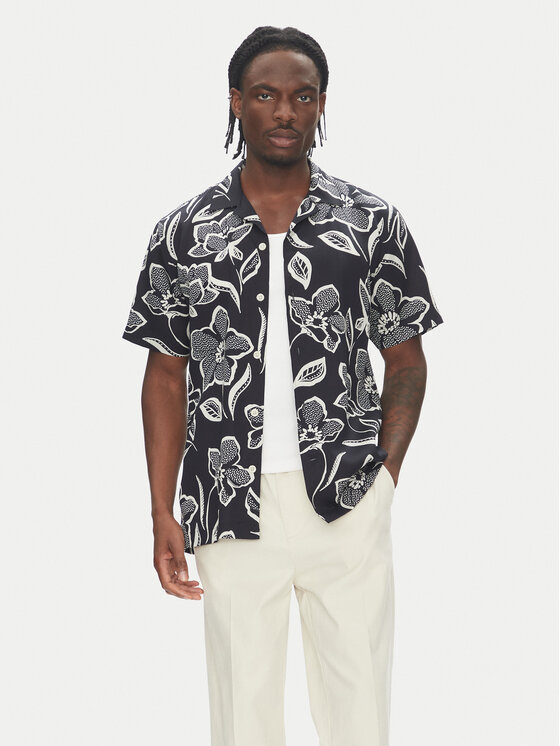 Kodas 20MAY Lindbergh Marškiniai · Juoda · Regular Fit
