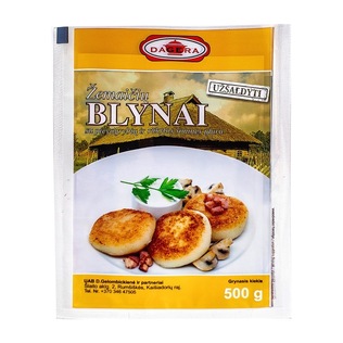 Šaldyti ŽEMAIČIŲ blynai su pievagrybių ir rūkytos šoninės įdaru DAGERA, 500 g