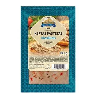 Keptas KLASIKINIS kepeninis paštetas, a. r., 180 g
