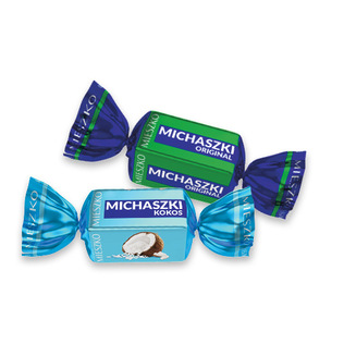 Sveriami saldainiai MICHASZKI (2 rūšių), 1 kg