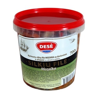 Silkių filė mišrainė MOZAIKA, 700 g