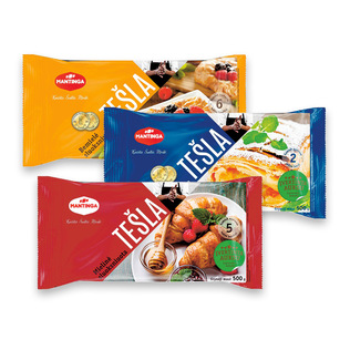Šaldyta sluoksniuota tešla MANTINGA (3 rūšių), 500 g