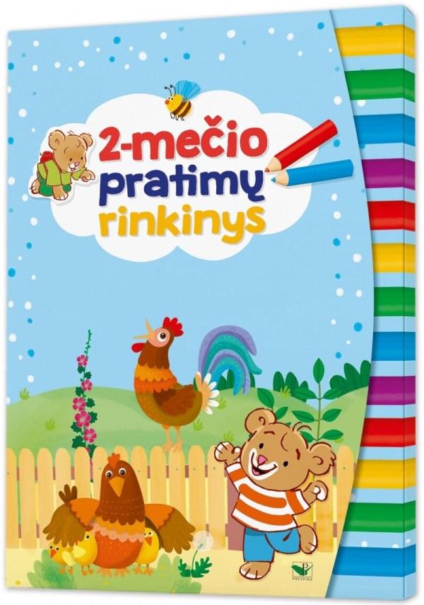 2-mečio pratimų rinkinys (3 užduočių knygelės su lipdukais)
