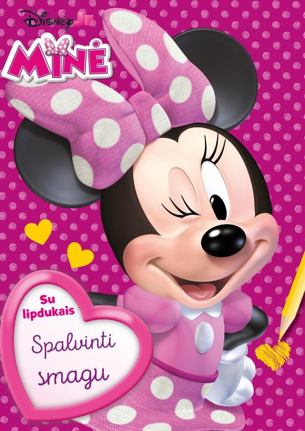 Minė. Spalvinti smagu (su lipdukais)