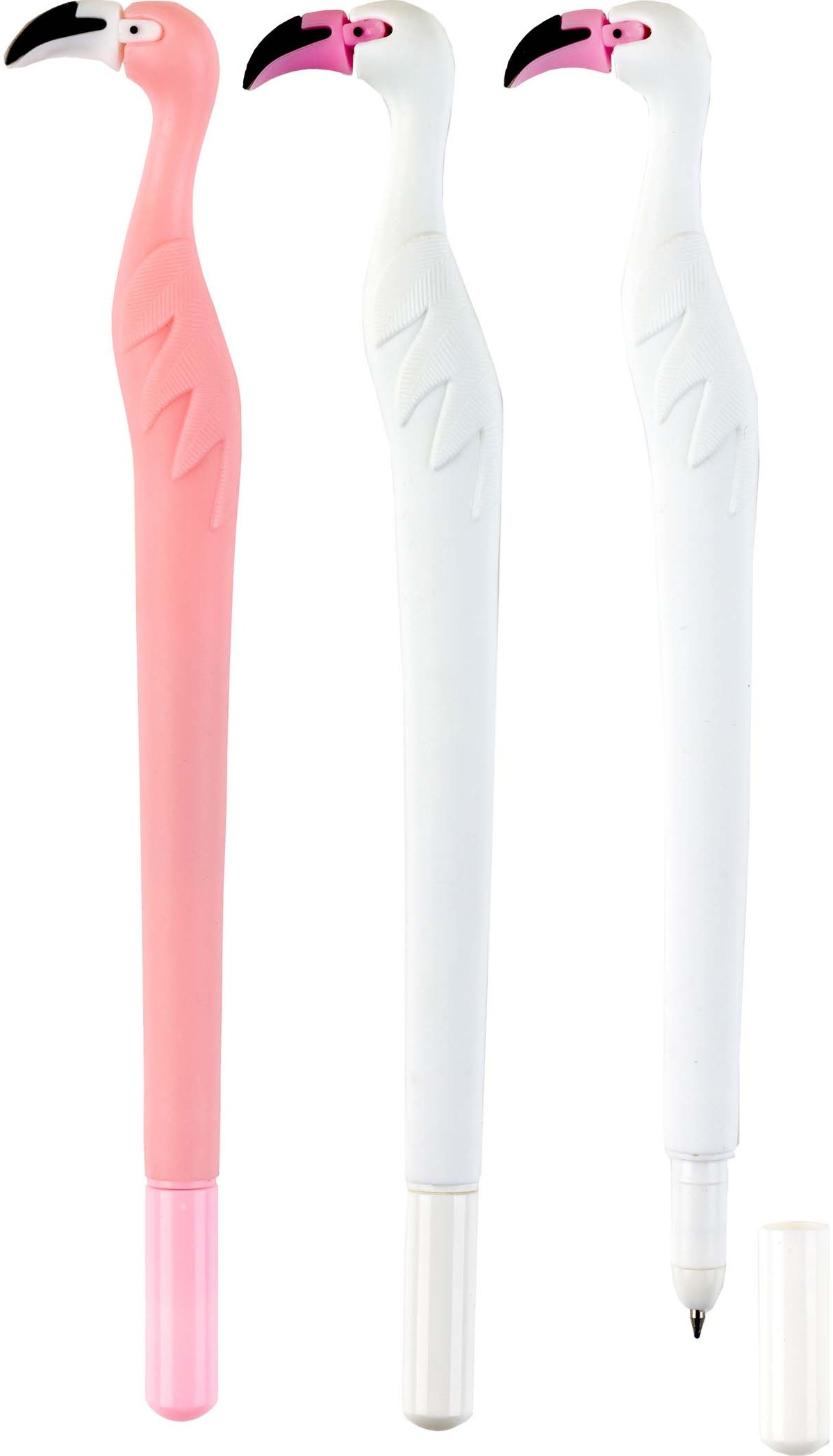 Tušinukas FLAMINGO SHAPE, 0,7 mm, įv.spalvų, mėlynas tušas