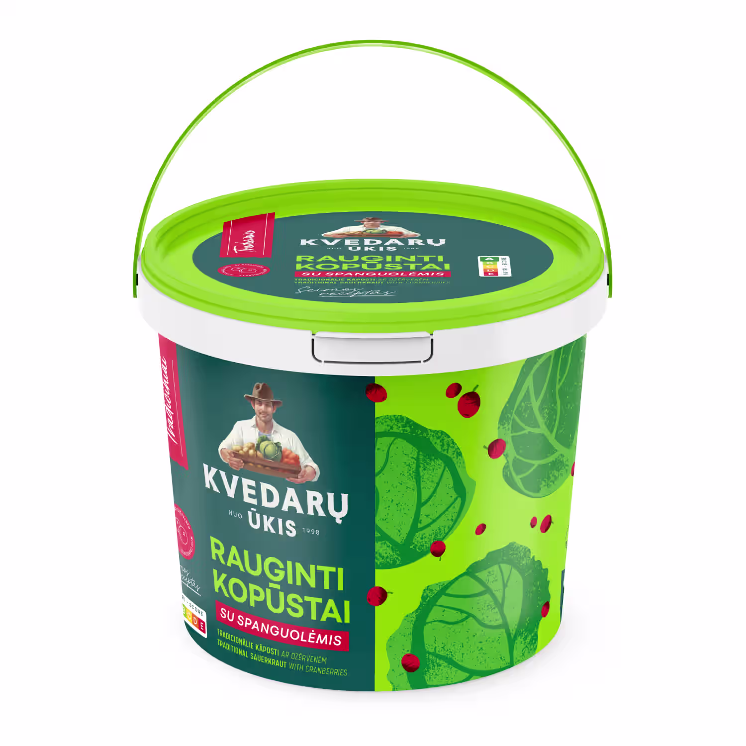 Rauginti kopūstai su spanguolėmis, 800 g