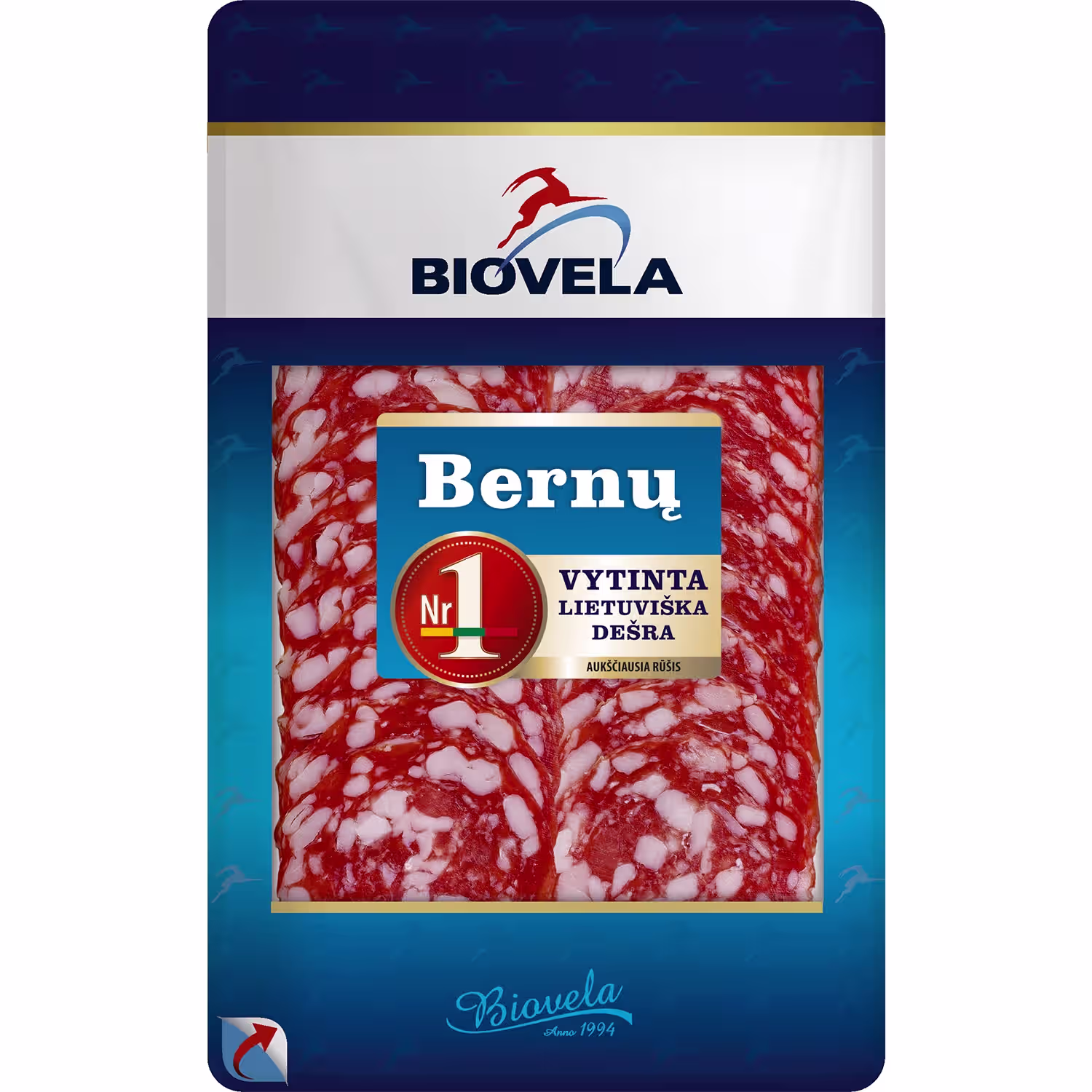 Vytinta BERNŲ dešra BIOVELA, a.r., 90g