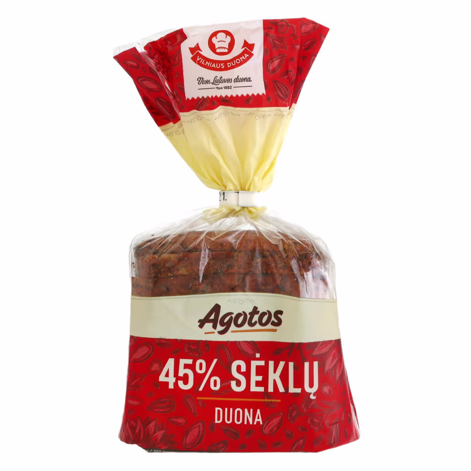 AGOTOS sėklų duona, 45 %, 350 g