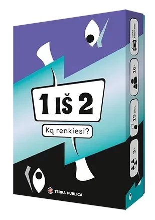 Stalo žaidimas „1 IŠ 2. Ką renkiesi?“ (2 DALIS)