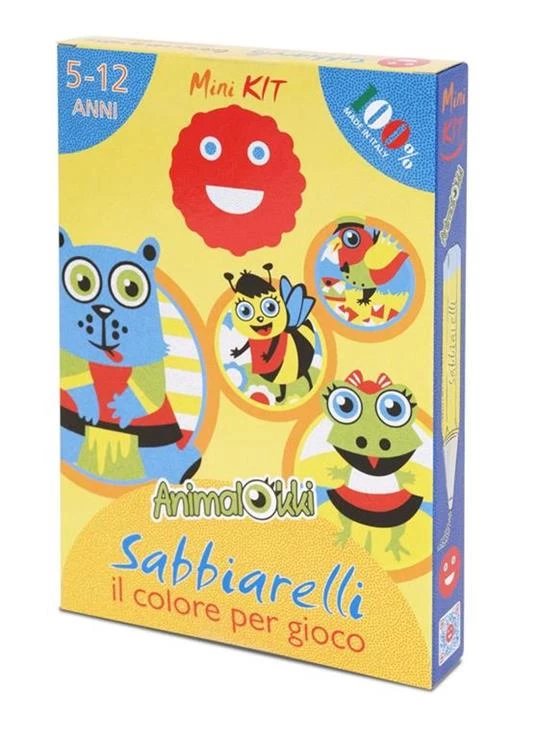 Piešimo smėliu rinkinys SABBIARELLI Šaunūs gyvūnai