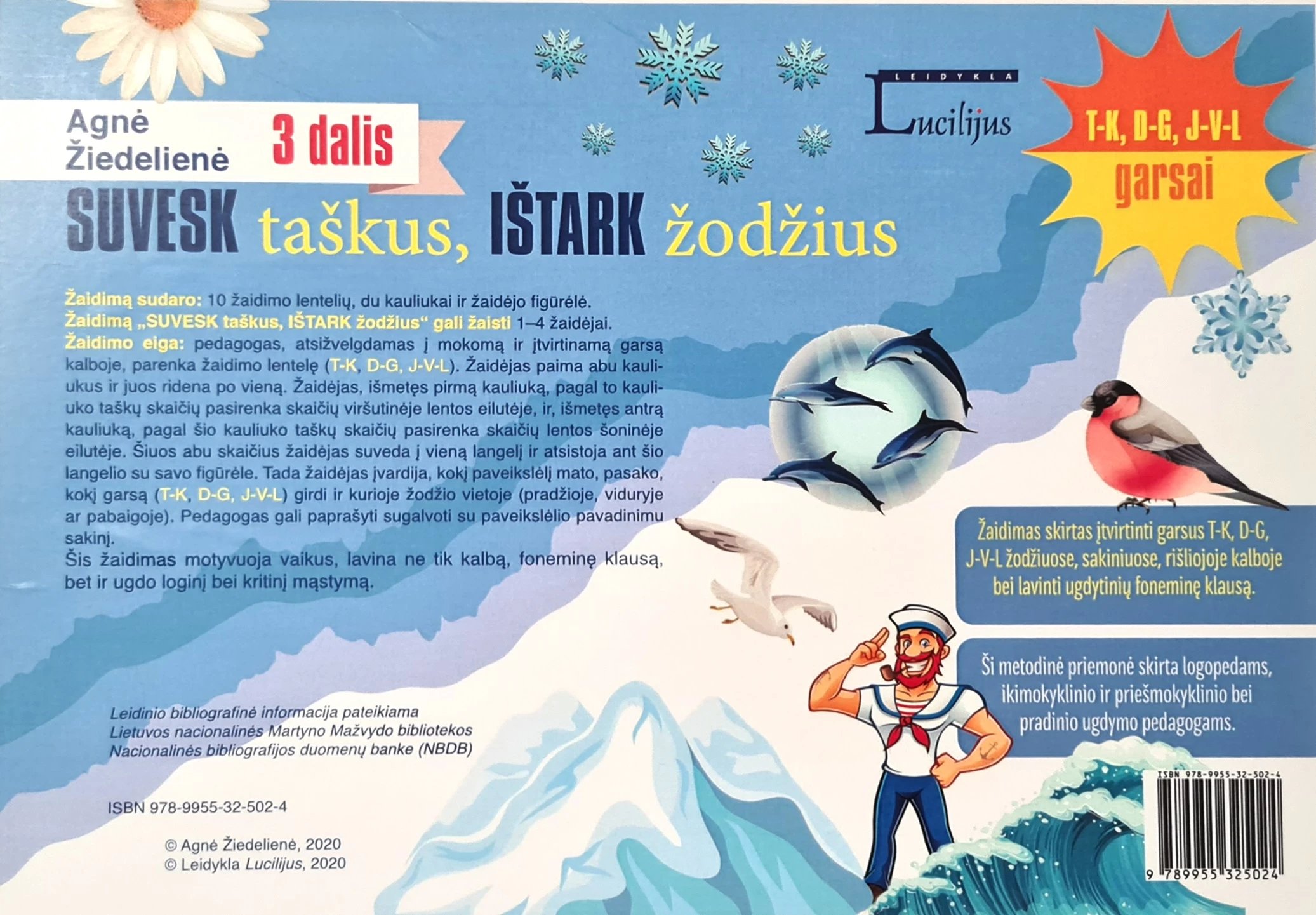 SUVESK taškus, IŠTARK žodžius. 3 dalis