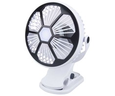 Stalinis ventiliatorius su šviesa, įkraunama, režimai