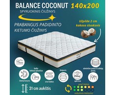 Meb Podrez Dvipusis čiužinys su kokosu Balance Coconut dydis 140