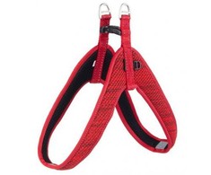 Rogz raudonos minkštos atspindinčios petnešos 52cm M SJQ52