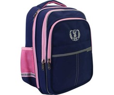 Coolforschool Mokyklinė kuprinė CFS, 2-jų skyrių, 430x310x195mm, 950g, mėlynos/rožinės sp.