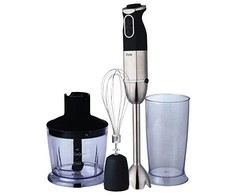 Maisto smulkintuvas Zyle ZY8225BL, 1000 W, su 500 ml indeliu, 600 ml indeliu ir plakimo šluotele