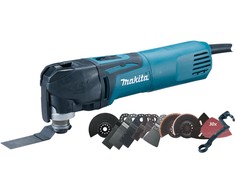 Makita TM3010CX2J Universalus švytuoklinis įrankis 320W, 6.000-20.000 judesiai per min, amplitudė 3,2°, 1,4kg. + priedai, MAKPACK