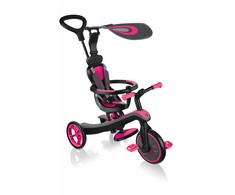 Daugiafunkcinis triratukas Globber Explorer Trike 4in1, rožinis 632-110
