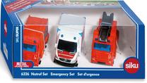  Žaislinių transporto priemonių rinkinys Siku Emergency Cars S6326, įvairių spalvų