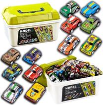  Žaislinių automobilių rinkinys Lean Toys, įvairių spalvų