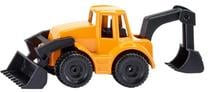 Žaislinis traktorius Siku Backhoe Loader 1103, geltona sp.