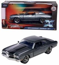  Žaislinis automobilis Jada Toys Fast & Furious 1970 Chevrolet Chevelle SS, 1:24, sidabro sp.
