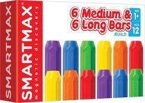 Konstruktorius Smartmax Build 6 vidutinės ir 6 ilgos juostos 365660, 12 vnt.
