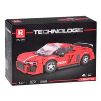 Konstruktorius, automobilis Creative Tecnologie ZA5782, 373 vnt., raudona sp.