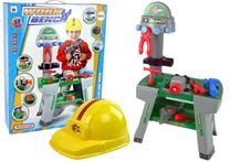 Žaislinis meistro įrankių rinkinys, meistro darbo stalas Lean Toys, įvairių spalvų