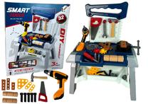 Žaislinis meistro įrankių rinkinys Lean Toys Smart Tools 12142, įvairių spalvų