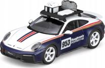  Žaislinis automobilis Bburago Porsche 911 Dakar 28029, 1:24, mėlyna sp./balta sp.