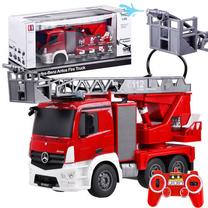  Rc gaisrinė mašina Antos Fire Truck RC0260, 1:20, balta sp./raudona sp.