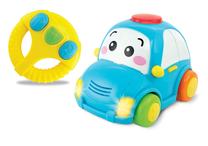  Rc automobilis Smily Play Vehicle With A Steering Wheel 001155, mėlyna sp.