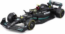  Žaislinis automobilis Bburago Mercedes AMG F1 W14 18-28028, juoda sp.