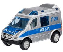 Žaislinė policijos mašina Mercedes Benz Sprinter Police, 1:43, sidabro sp.