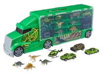  Žaislinių transporto priemonių rinkinys su dinozaurais HTI Temsterz Dinosaur Transporter 1417103, įvairių spalvų