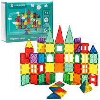Magnetinis konstruktorius Springos Kids Basic KG0048, 100 vnt., įvairių spalvų
