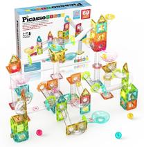 Magnetinis konstruktorius Marble Run PTMG60, 60 vnt., įvairių spalvų