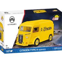 Konstruktorius, automobilis Cobi Citroen Type H Service 24632, 187 vnt., geltona sp.