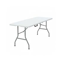 Lauko stalas Hatis, balta sp., 180 cm x 70 cm x 74 cm