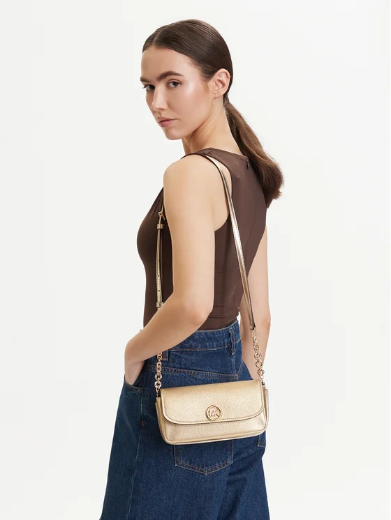 MICHAEL Michael Kors Rankinė MICHAEL Michael Kors Nolita 32S6GY5C5M Auksinė