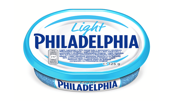 Tepamasis sūris PHILADELPHIA LIGHT, 11 % rieb., 125 g