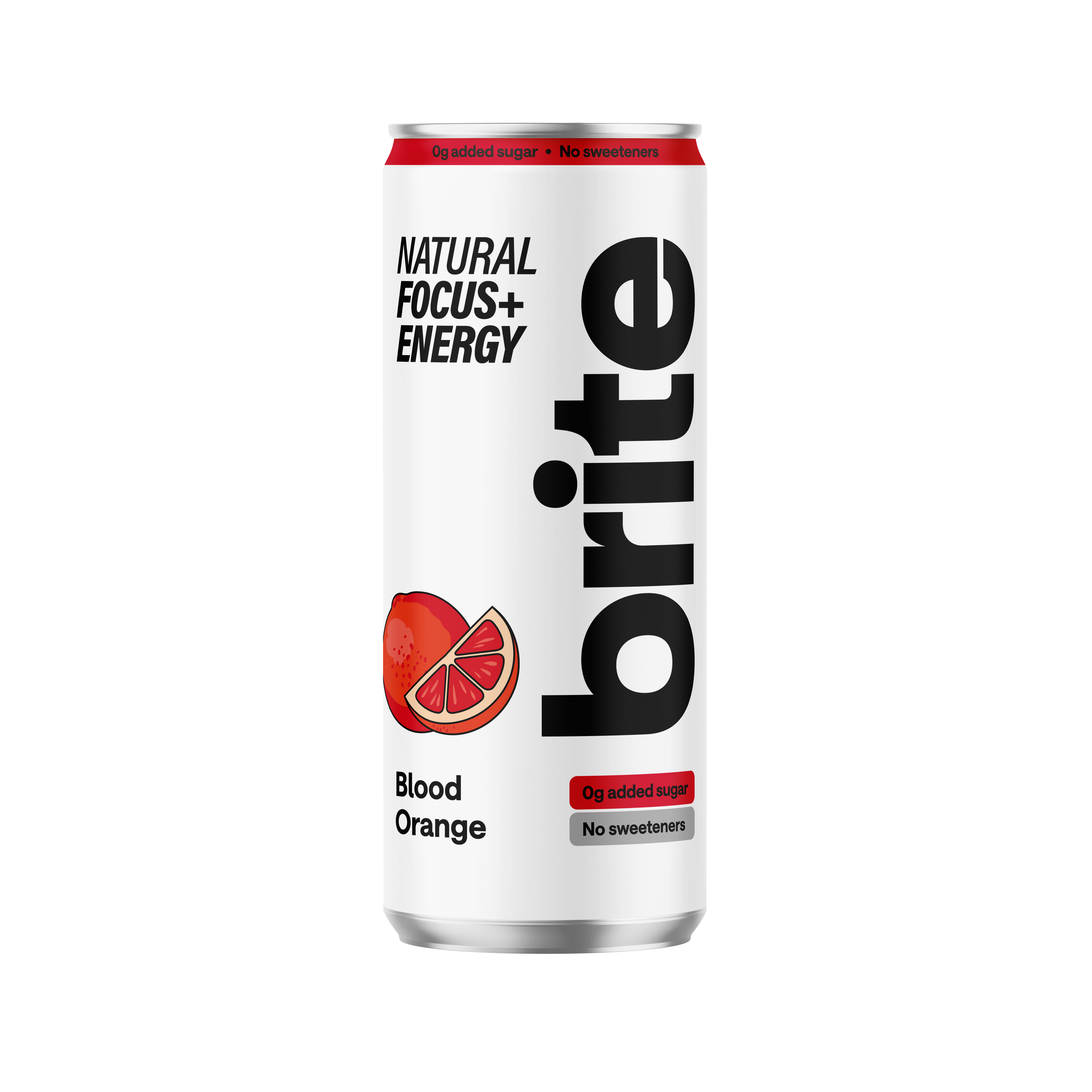 Natūralus energinis gėrimas BRITE Blood Orange 330ml