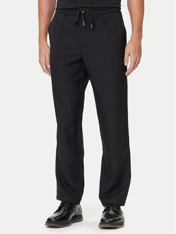 Versace Jeans Couture Medžiaginės kelnės · Juoda · Regular Fit
