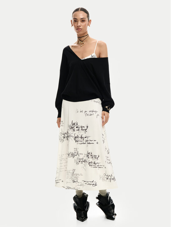 Desigual Komplektasmegztinis ir suknelė · Écru · Midi