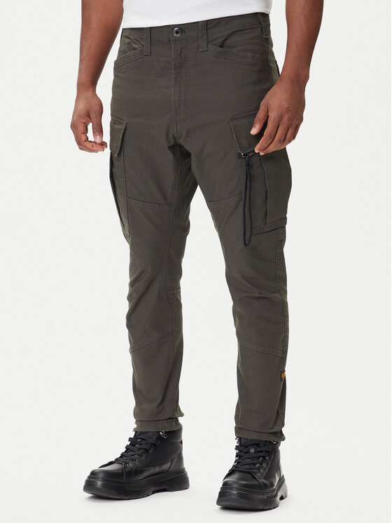 G-Star Raw Medžiaginės kelnės · Žalia · Skinny Fit