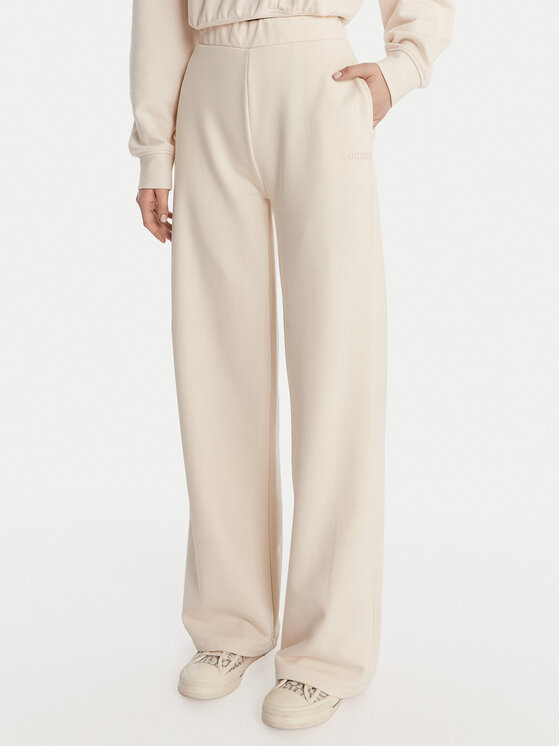 Guess Sportinės kelnės · Kreminė · Regular Fit