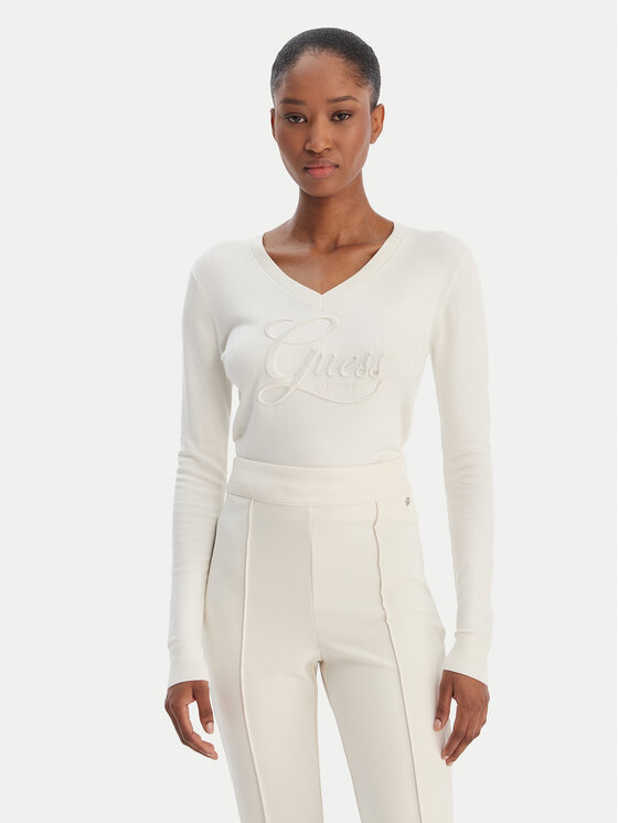 Guess Megztinis · Écru · Regular Fit