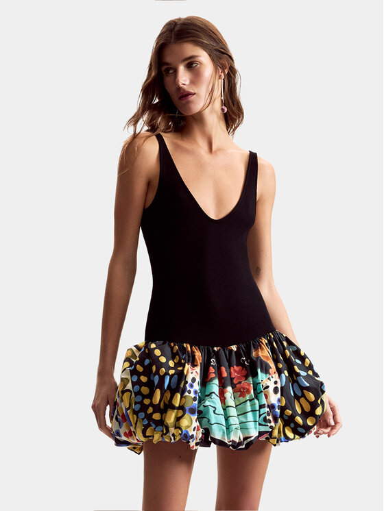 Desigual Kokteilinė suknelė · Juoda · Mini